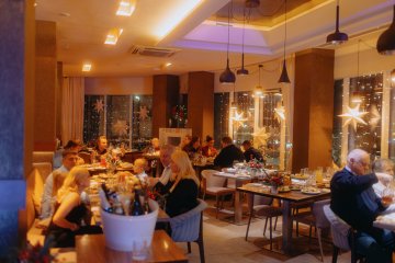 New Year at the FOUR restaurant